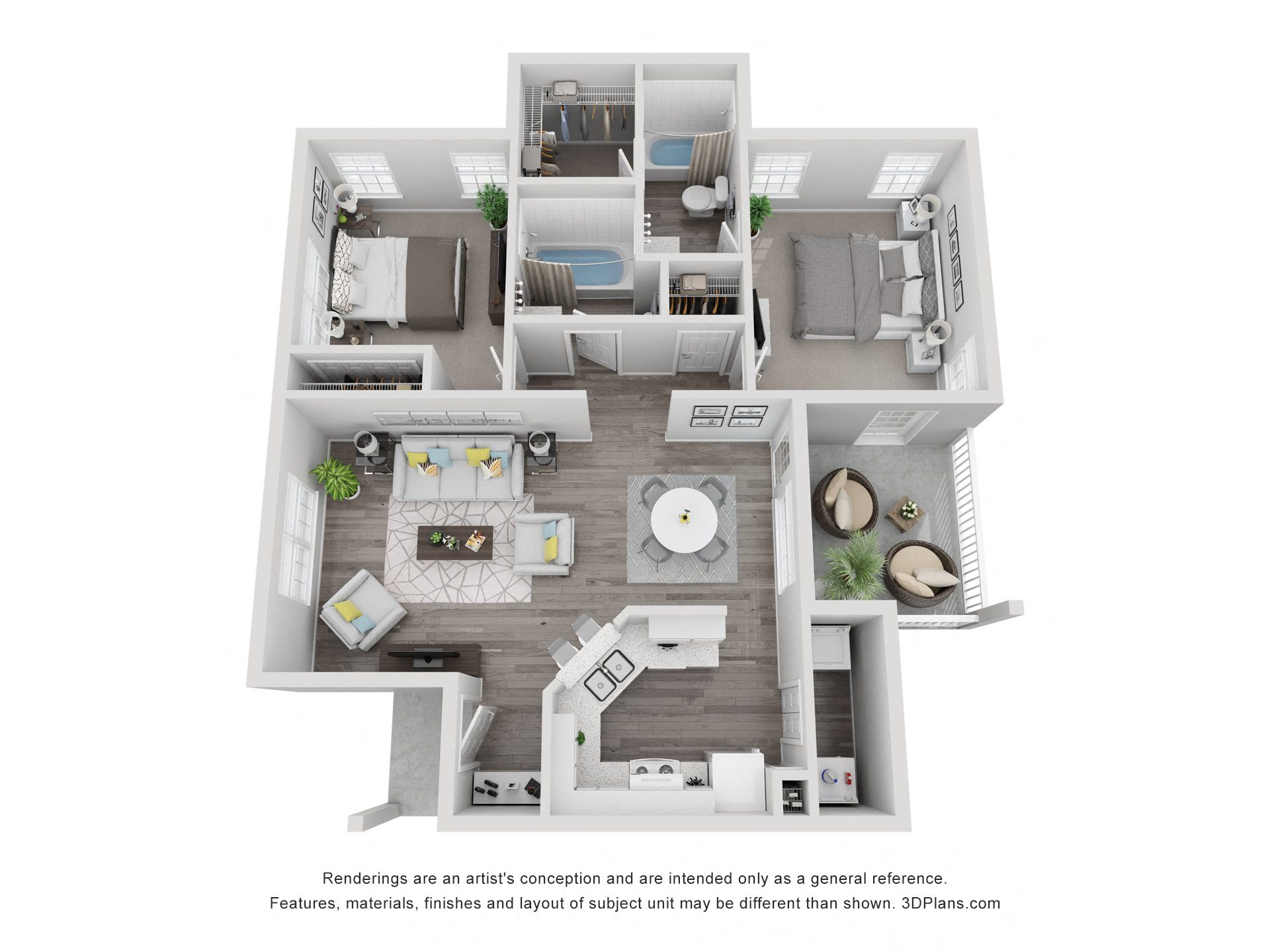 Floor plan layout diagram for Olive